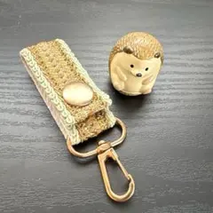 スナップボタン付きストラップ　インド刺繍リボン　ハンドメイド