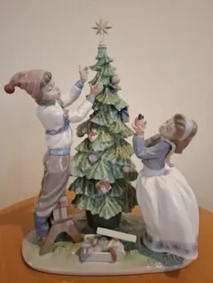 LLADRO リヤドロ ツリーを飾ろう インテリア 陶器 - メルカリ