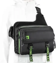 BOOMS フィッシングバッグ ブラック グリーン