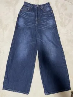 MOUSSY LOW CROTCH BAGGY バギーデニム　25