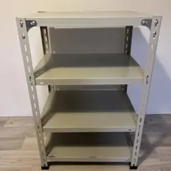 D&DEPARTMENT 工業用スチールシェルフ　4段　アイボリー