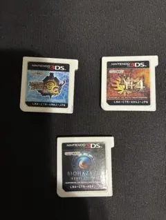 モンスターハンター4・3G・バイオハザード 3DSソフト まとめ売り