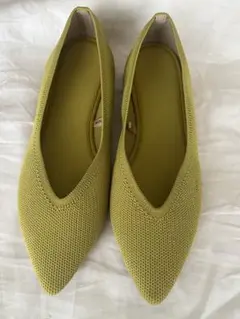 GU ウォッシャブルニットフラットシューズ Mサイズ