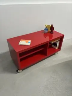 IKEA PS キャビネット レッド - メルカリ