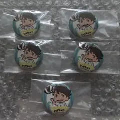 ハイキュー アニメイトカフェ 缶バッジ 及川徹 5個セット