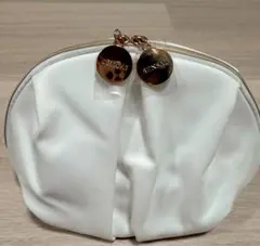 SENSAI ホワイトポーチ 合成皮革