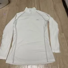 TIGORA 長袖 ハイネック シャツ ホワイト　coolのサムネイル