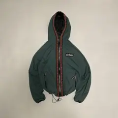 WILD THINGS ダブルジップナイロンジャケット　止水ジップ　ネイティブ柄