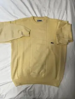 LACOSTE（ラコステ） イエローニットセーター XLサイズ