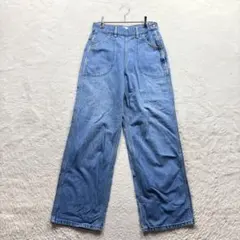 Nara 様専用　k2801　リー/M/青/デニム/ベイカー/ワイドパンツ/
