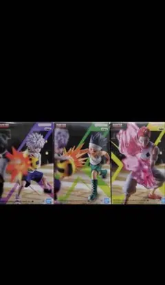 HUNTER×HUNTER G.I.編　ゴン　キルア　ヒソカ　フィギュア ３体