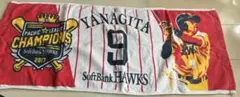 福岡ソフトバンクホーク上　2017年　優勝記念タオル　柳田悠岐
