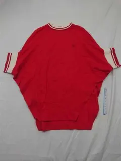 &サカイ 21-05559 コットン切替プルオーバー レッド系 メンズ