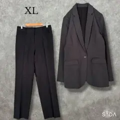 ♡セットアップ テーラードジャケット パンツ【XL】大きいサイズ グレー