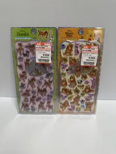 プチドロップステッカー　ディズニー　バンビ　プーさん　正規品　くまのプーさん