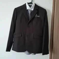 フォーマルスーツ ブラウン チェック柄