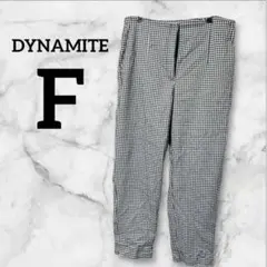美品✨️DYNAMITE【F】薄手 大きめサイズ チェック柄 カジュアル