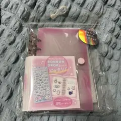 クーリア 透明シールバインダー シール帳 ボンボンドロップ ピンク
