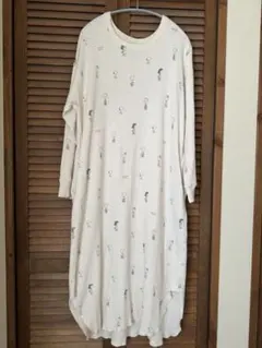 ジェラートピケ　スヌーピー　ワンピース