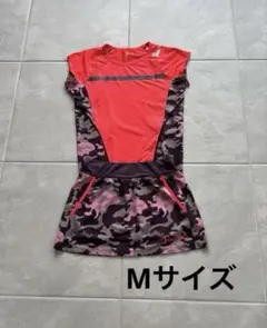 テニスウェア パラディーゾ　上下　セットアップ　迷彩　レディース　Mのサムネイル