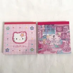 ハローキティ　サンリオピューロランド限定　メモ帳　カオハナ　セット　まとめ売り