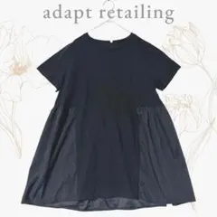 adapt retailing Aライン 半袖Tシャツ チュニック 体型カバーのサムネイル