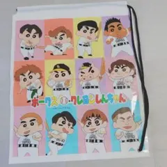 ソフトバンクホークス　クレヨンしんちゃん　ショッパー　野球グッズ　ショップバッグ