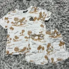 XLARGE 恐竜プリント Tシャツ ショートパンツ セットアップ 80cm