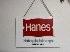 90年代　Hanes 販促看板。
