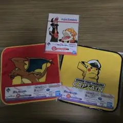 アニメ「ポケットモンスター」　一番くじ　ハンドタオル　ノート