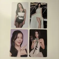 BLACKPINK ジス　　トレカ　タレントカード　JISOO 4枚セット