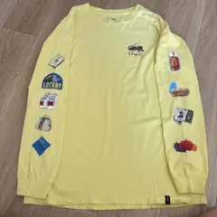 HUF イエロー 長袖Tシャツ