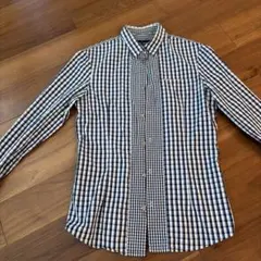 Armani Jeans チェック柄長袖シャツ Sサイズ