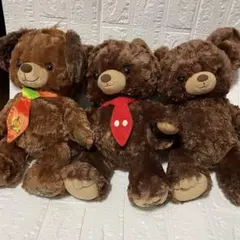 ユニベアシティ　ぬいぐるみ　モカ　ディズニー　美品　3体セット