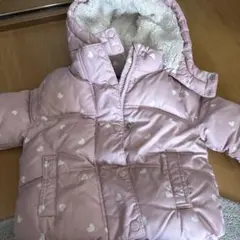 GAP アウター 3Y ピンク ハート柄