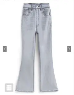 【GRL】フリージアハイウエストフレアデニムパンツ[cu522]