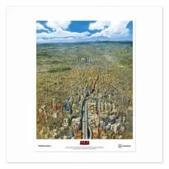 全世界1000枚限定】AKIRA(アキラ) 背景 複製原画 ポスター 大友克洋