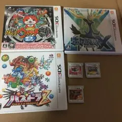 3DSソフトまとめ売り　ポケットモンスターX ほか 6本　動作確認済み