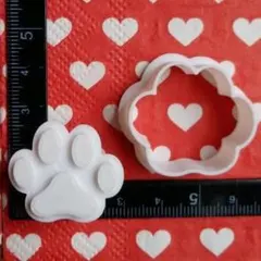【A7】ミニサイズ　肉球③スタンプクッキー型のサムネイル