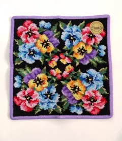 フェイラー パンジー柄ハンカチ 新品未使用