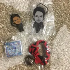 今市隆二 クリアチャーム 首振りキーホルダー ヘアゴム ネーム セット