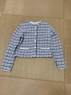 UNIQLO ニット　ショートジャケット M ホワイト