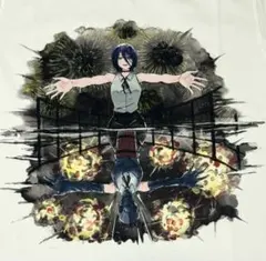 希少 チェンソーマン レゼ Tシャツ HOOK UPS アニメT L ブルー - メルカリ