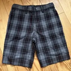 COMME CA ISM 半ズボン 120A グレー系チェック