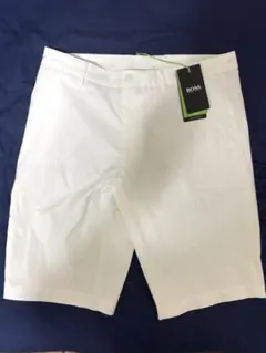 新品　BOSS HUGO BOSS ショートパンツ ホワイト　サイズL