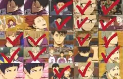 ハイキュー‼︎ 合同練習会 ジャンプショップ ステッカーくじ