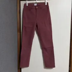 【新品未使用】coen カジュアルパンツ ボルドー Lサイズのサムネイル