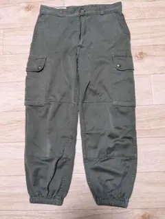 実物 USED フランス軍 F-2 カーゴパンツ OD