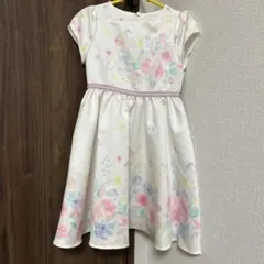 激かわmezzo piano 花柄ドレス 120cm