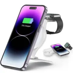 充電器 3in1マグセーフ充電器アップルウォッチ 急速充電